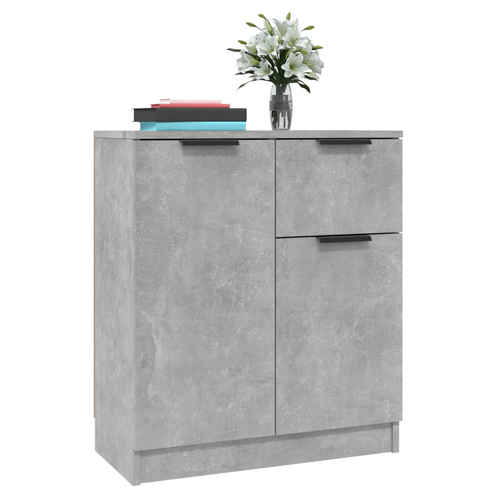 Buffet Gris béton 60x30x70 cm Bois d'ingénierie - XIOS