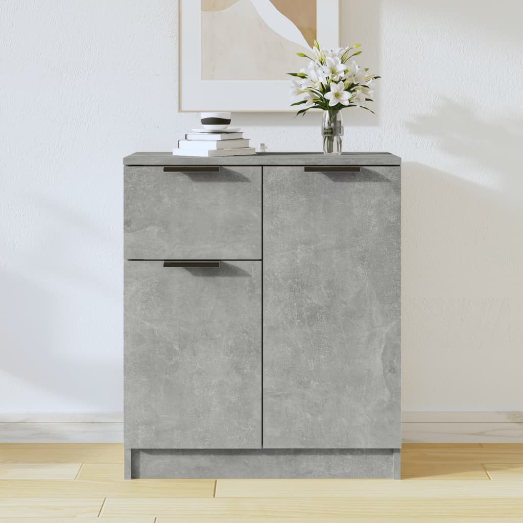Buffet Gris béton 60x30x70 cm Bois d'ingénierie - XIOS