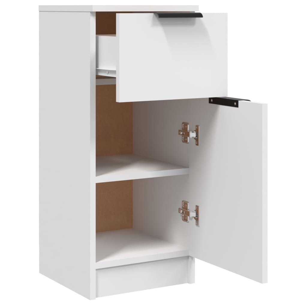 Buffet Blanc 30x30x70 cm Bois d'ingénierie - XIOS