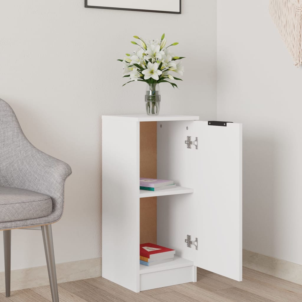 Buffet Blanc 30x30x70 cm Bois d'ingénierie - XIOS