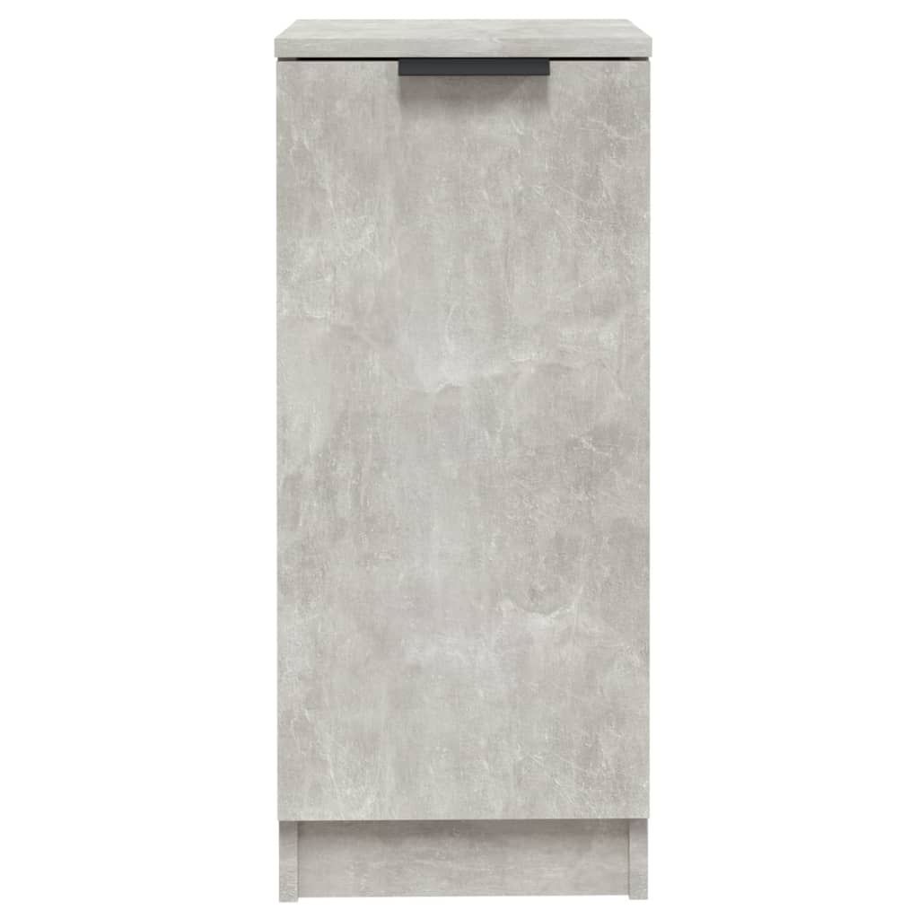 Buffets 2 pcs Gris béton 30x30x70 cm Bois d'ingénierie - XIOS