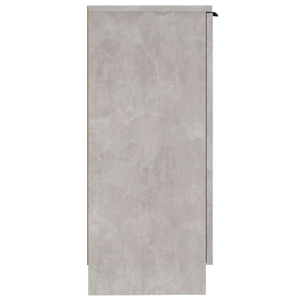 Buffets 2 pcs Gris béton 30x30x70 cm Bois d'ingénierie - XIOS