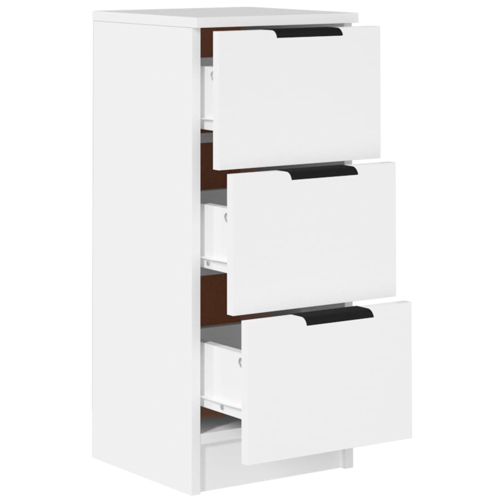 Buffet Blanc 30x30x70 cm Bois d'ingénierie - XIOS