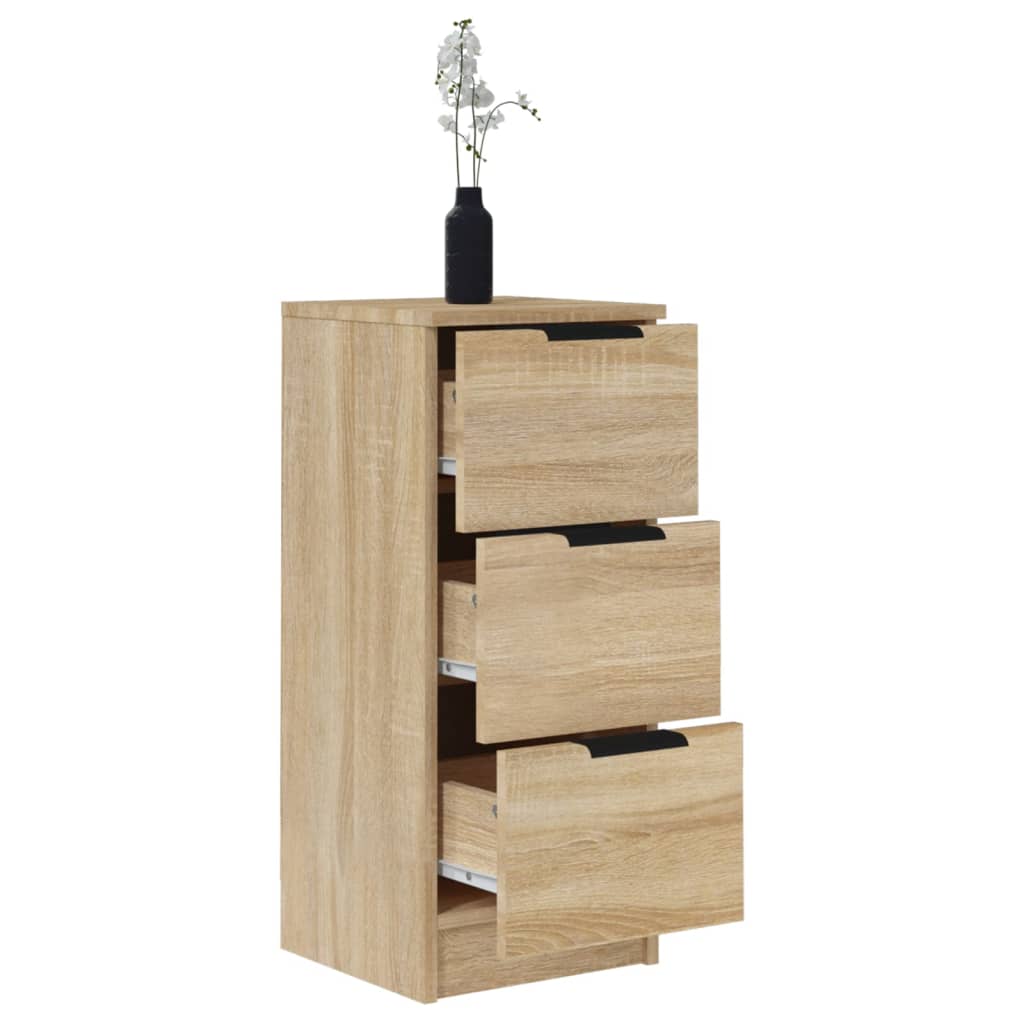 Buffets 2 pcs Chêne Sonoma 30x30x70 cm Bois d'ingénierie - XIOS