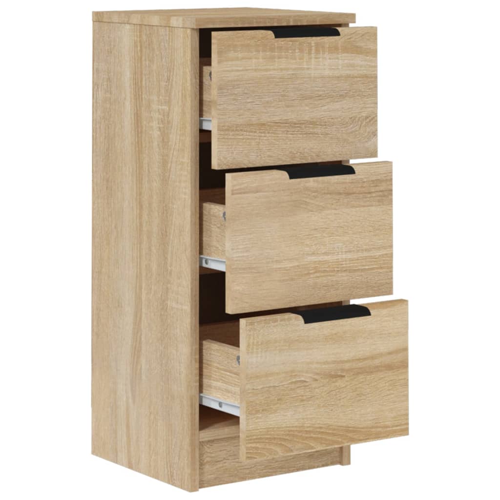 Buffets 2 pcs Chêne Sonoma 30x30x70 cm Bois d'ingénierie - XIOS