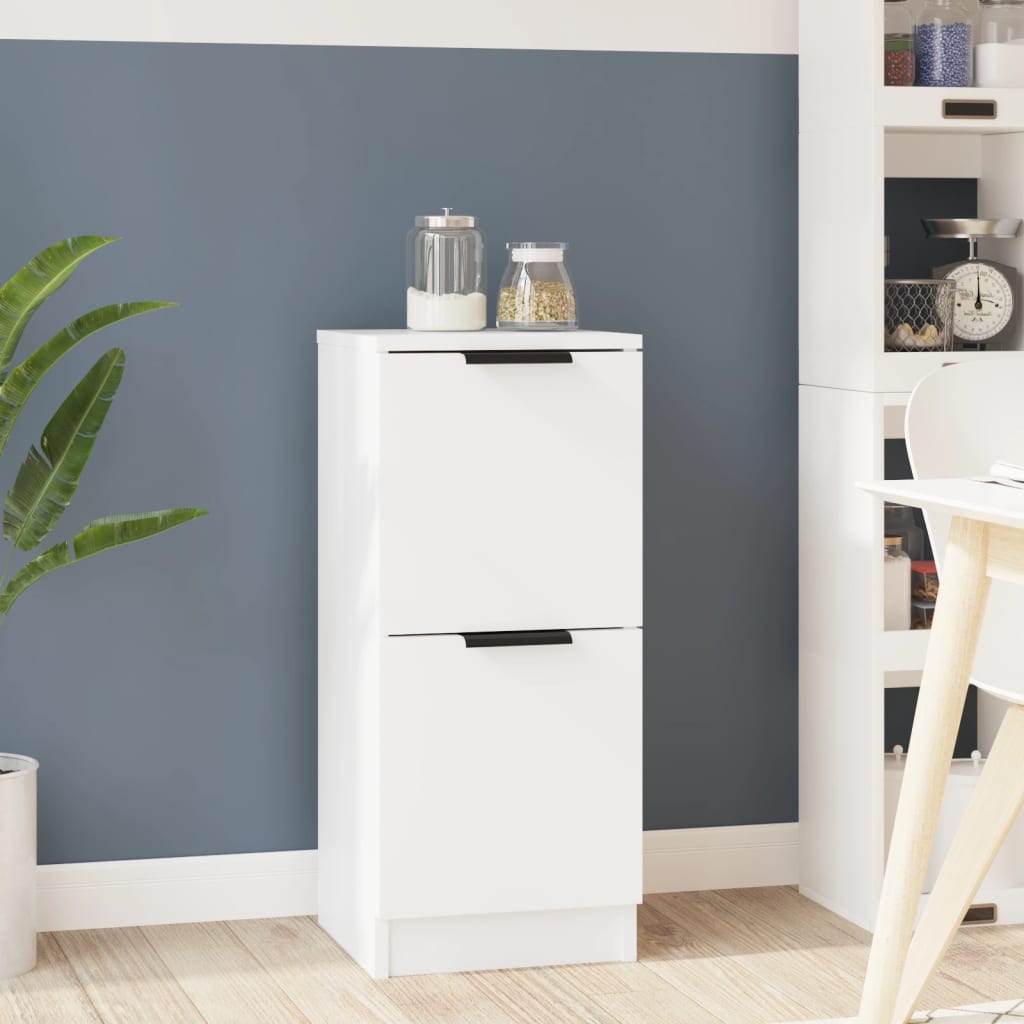 Buffet Blanc 30x30x70 cm Bois d'ingénierie - XIOS