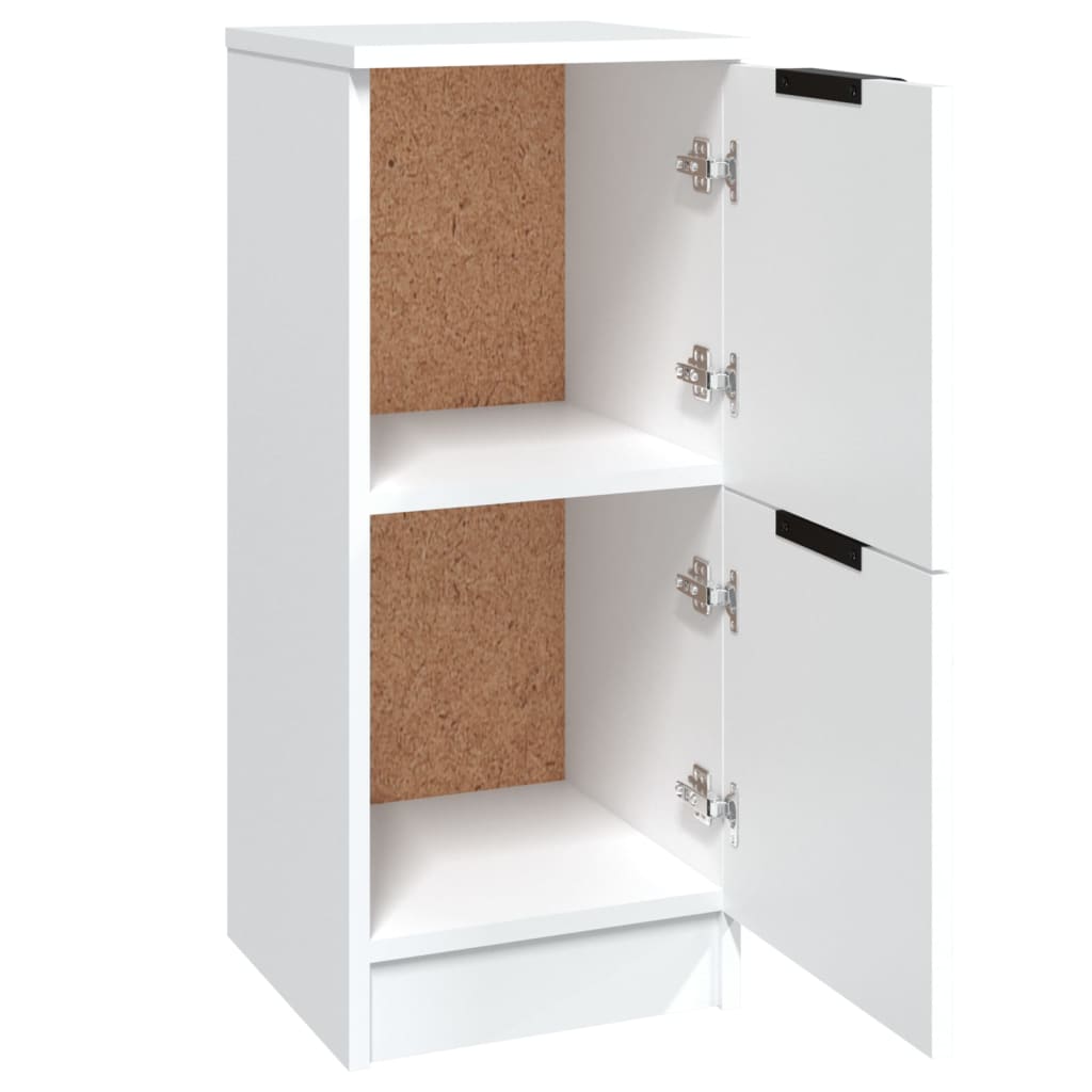 Buffets 2 pcs blanc 30x30x70 cm bois d'ingénierie - XIOS