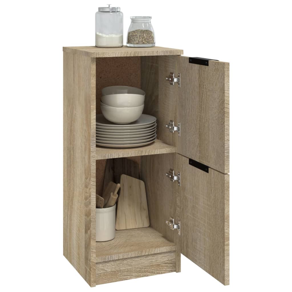 Buffets 2 pcs Chêne Sonoma 30x30x70 cm Bois d'ingénierie - XIOS