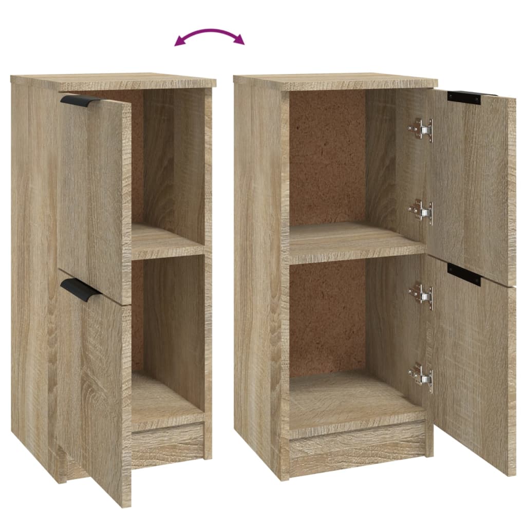 Buffets 2 pcs Chêne Sonoma 30x30x70 cm Bois d'ingénierie - XIOS