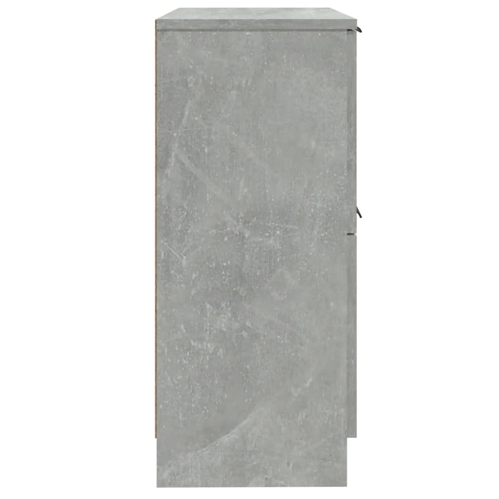 Buffet Gris béton 30x30x70 cm Bois d'ingénierie - XIOS