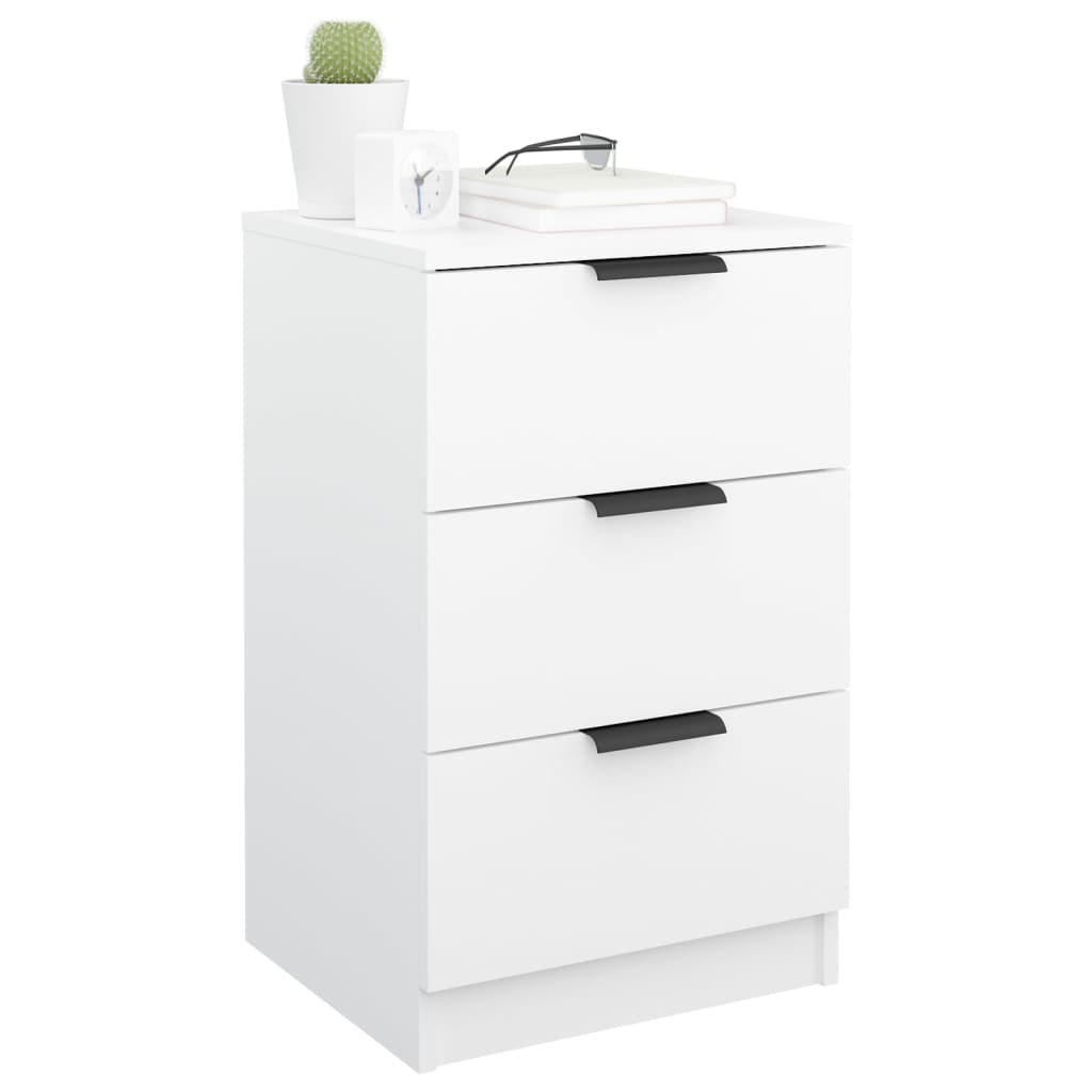 Table de chevet Blanc 40x36x65 cm - XIOS