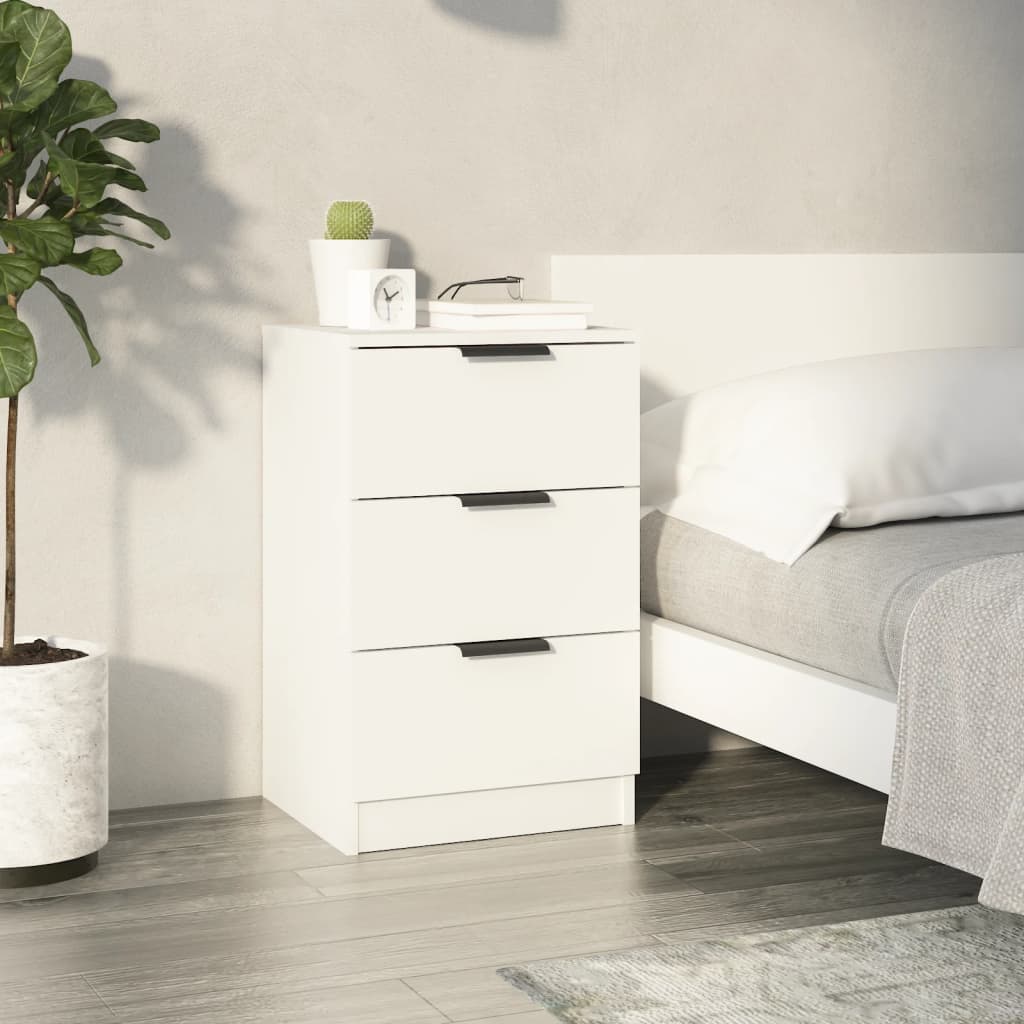 Table de chevet Blanc 40x36x65 cm - XIOS