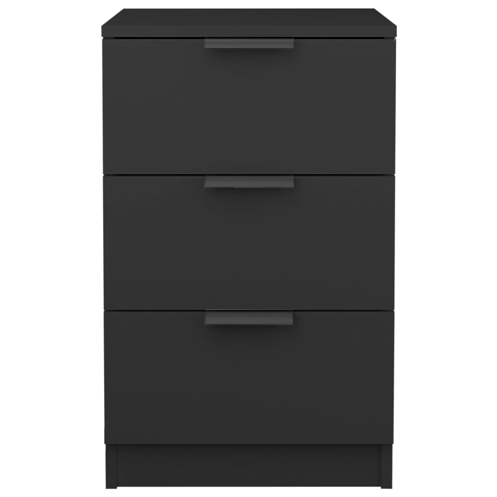 Tables de chevet 2 pcs noir 40x36x65 cm - XIOS