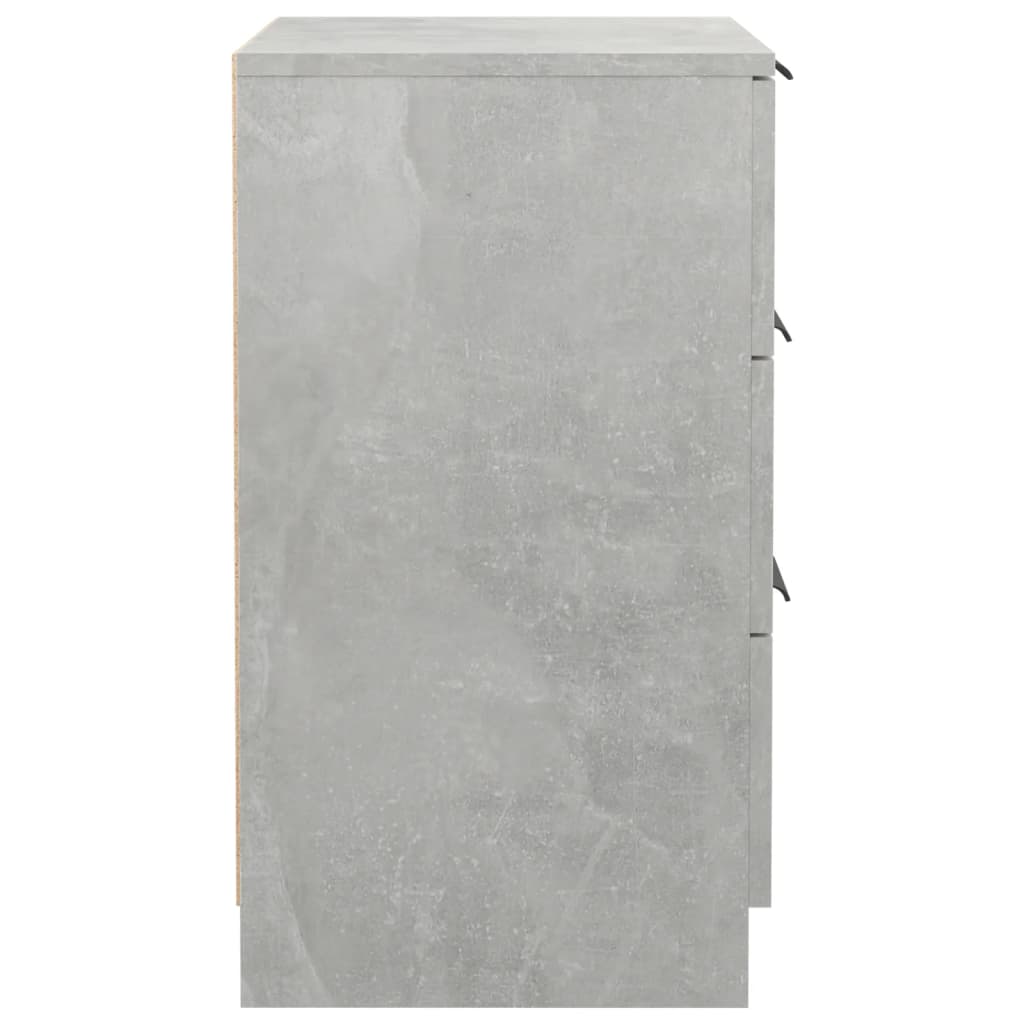 Table de chevet Gris béton 40x36x65 cm - XIOS