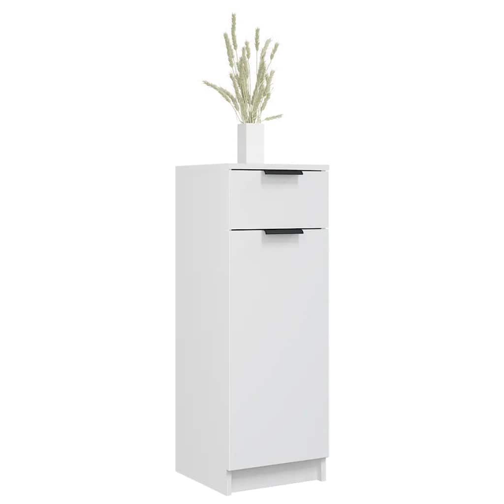 Armoire de salle de bain blanc 32x33,5x90 cm bois d'ingénierie - XIOS