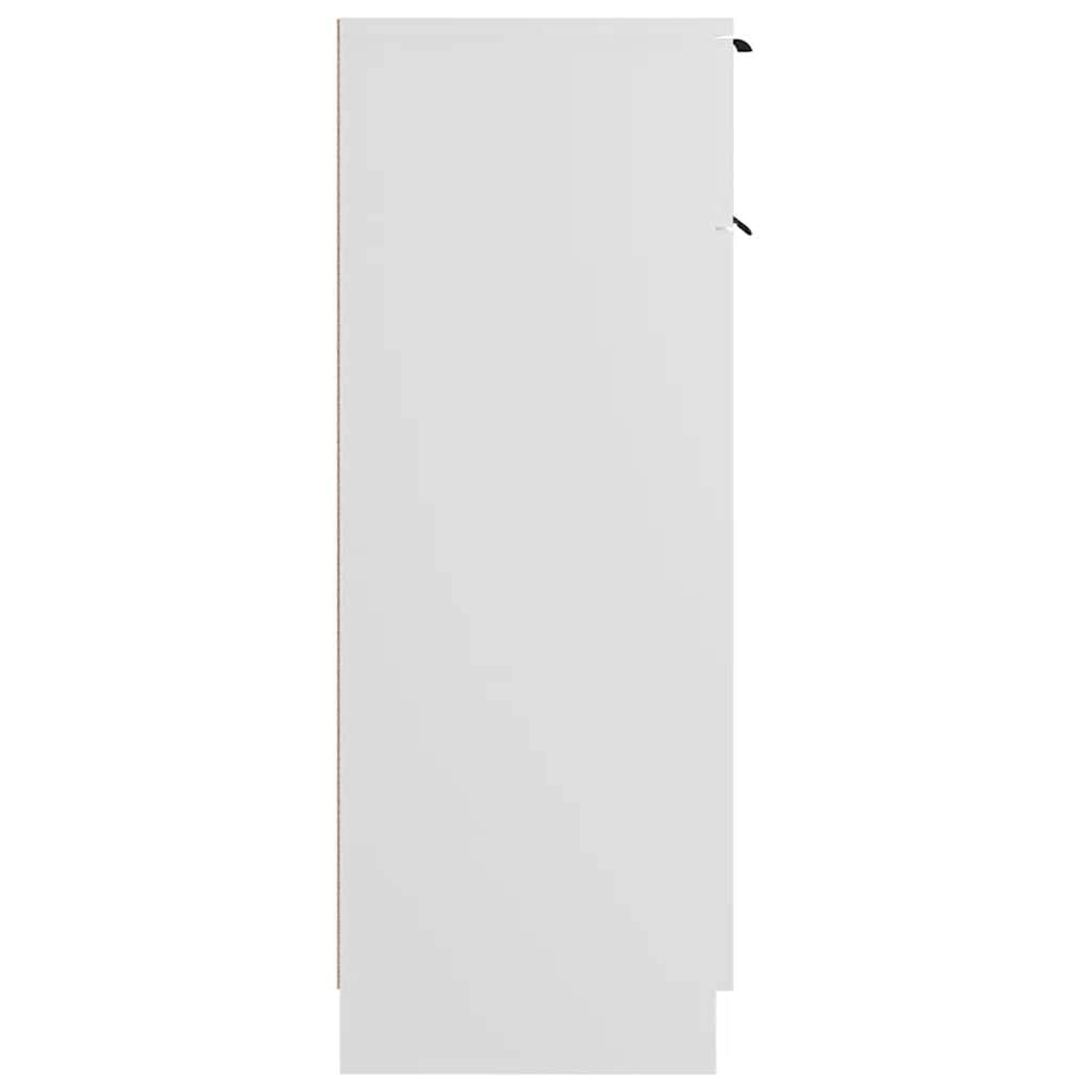Armoire de salle de bain blanc 32x33,5x90 cm bois d'ingénierie - XIOS