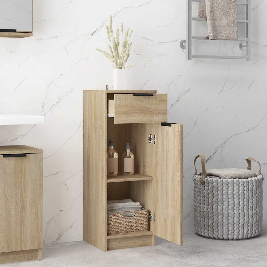 Armoire de salle de bain Chêne sonoma 32x33,5x90 cm - XIOS