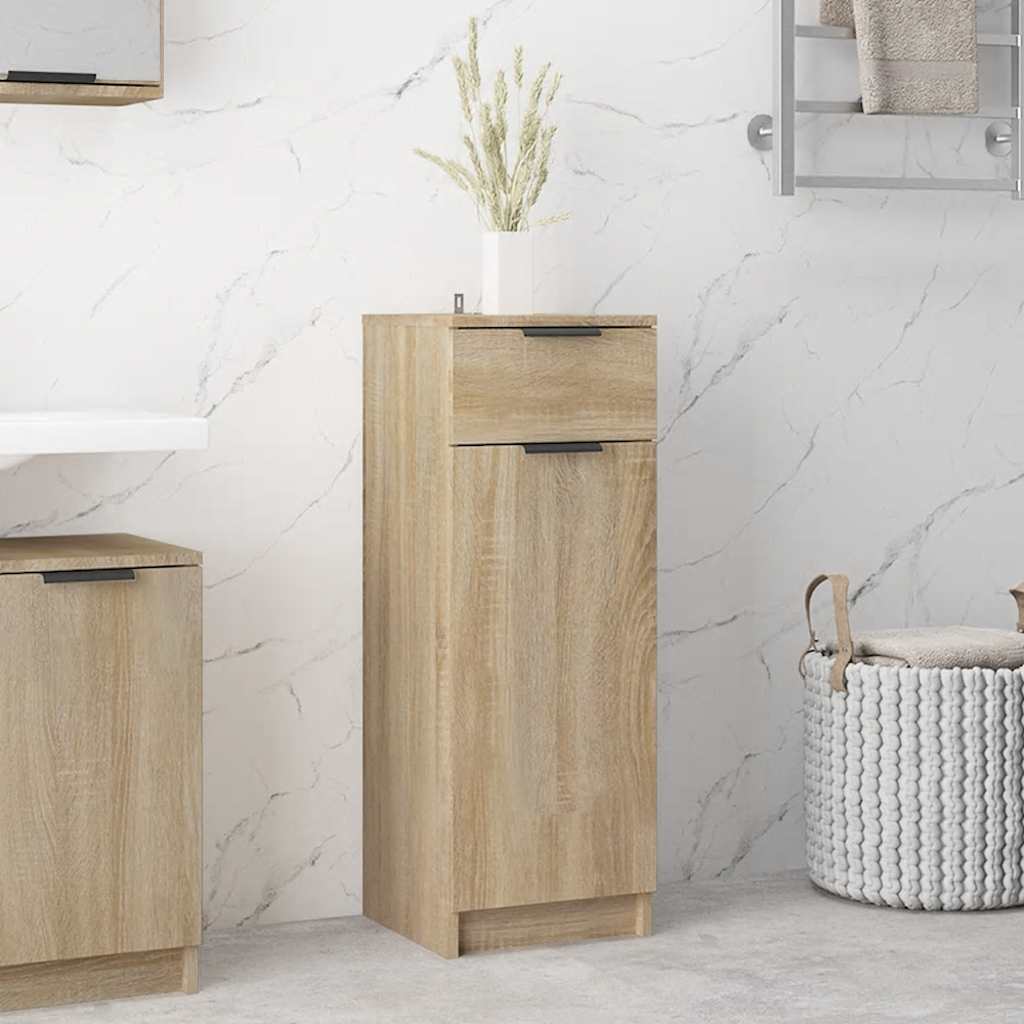 Armoire de salle de bain Chêne sonoma 32x33,5x90 cm - XIOS