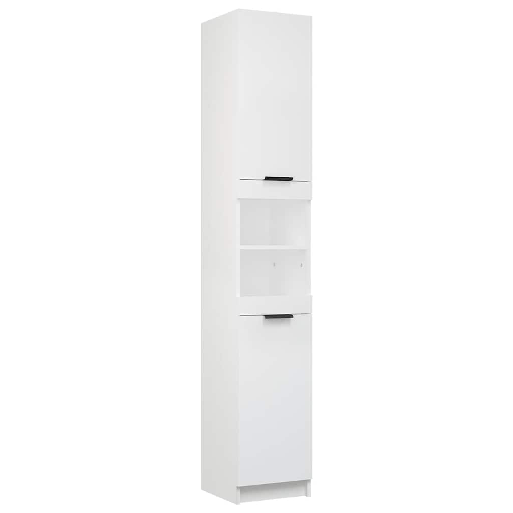 Armoire de salle de bain blanc 32x34x188,5 cm bois d'ingénierie - XIOS