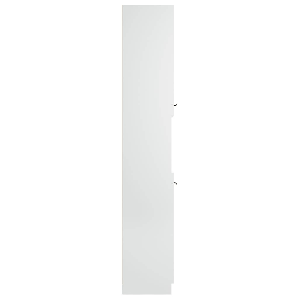Armoire de salle de bain blanc 32x34x188,5 cm bois d'ingénierie - XIOS