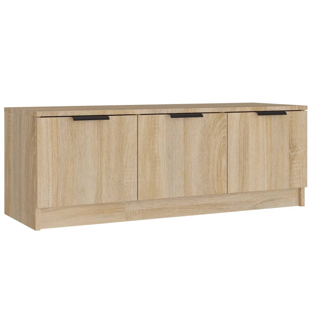 Meuble TV Chêne sonoma 102x35x36,5 cm Bois d'ingénierie - XIOS