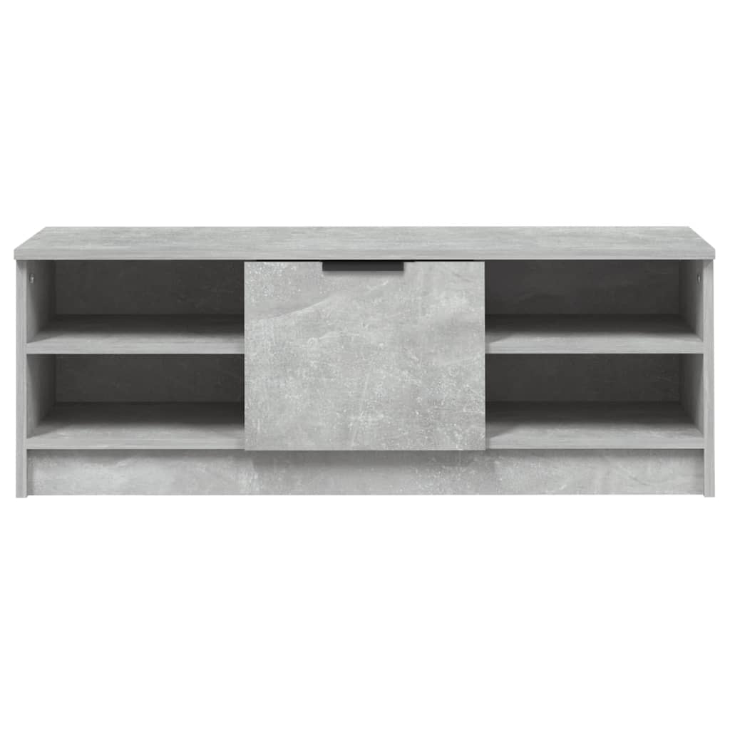 Meuble TV Gris béton 102x35,5x36,5 cm Bois d'ingénierie - XIOS