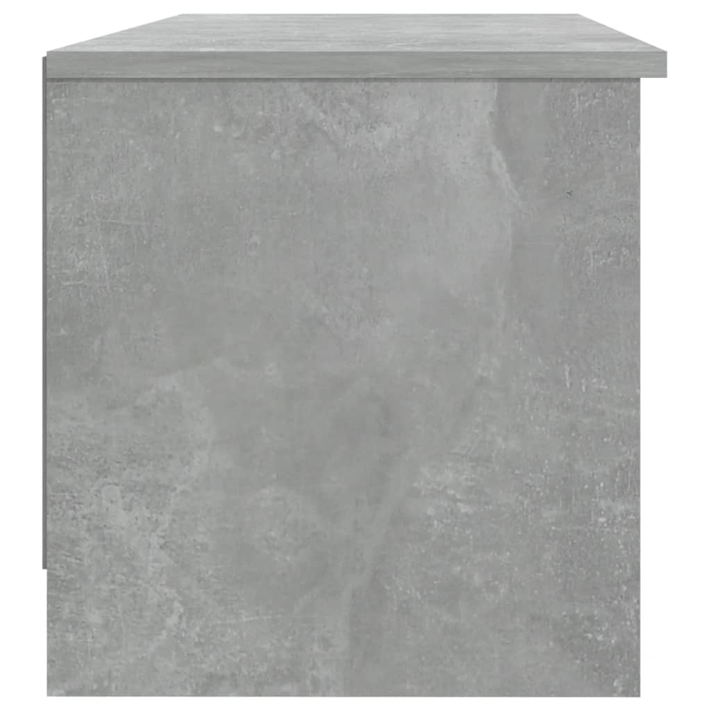 Meuble TV Gris béton 102x35,5x36,5 cm Bois d'ingénierie - XIOS