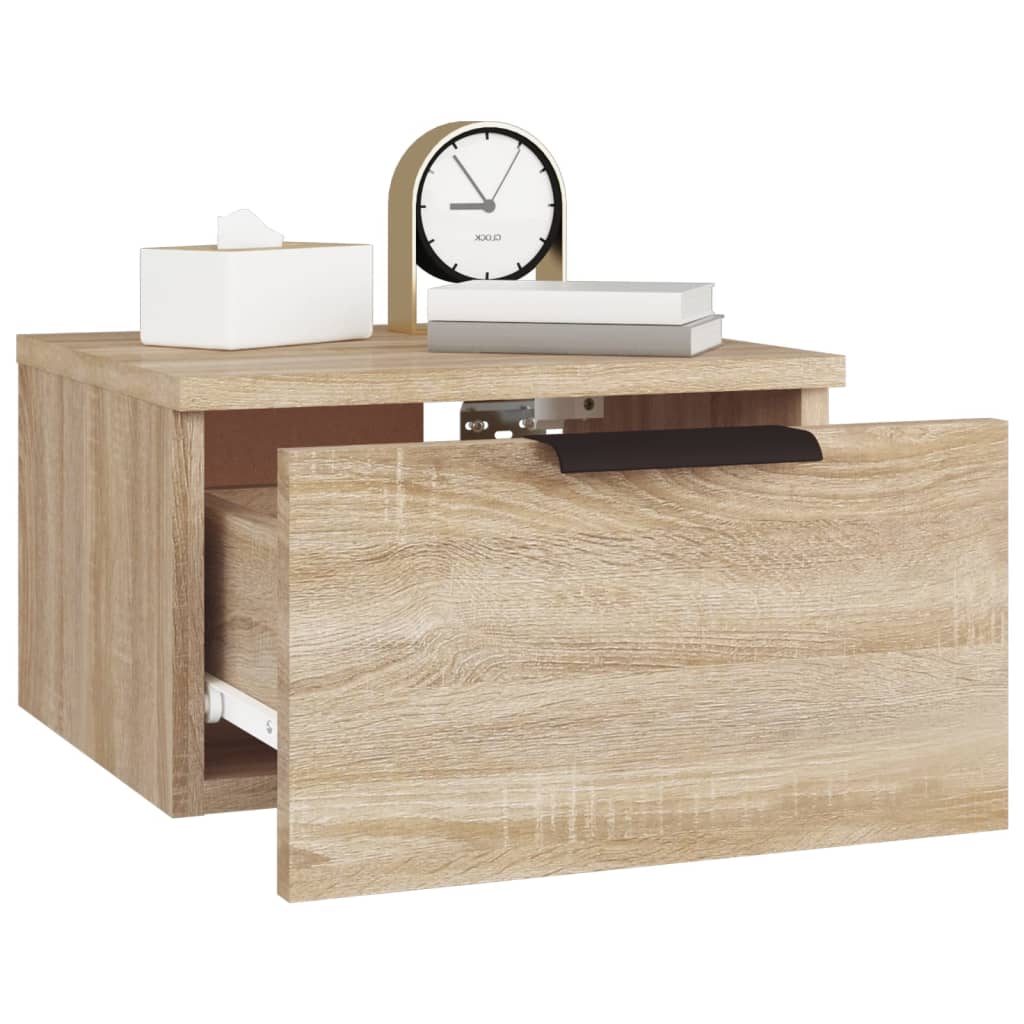 Tables de chevet murales 2 pcs Chêne sonoma 34x30x20 cm - XIOS