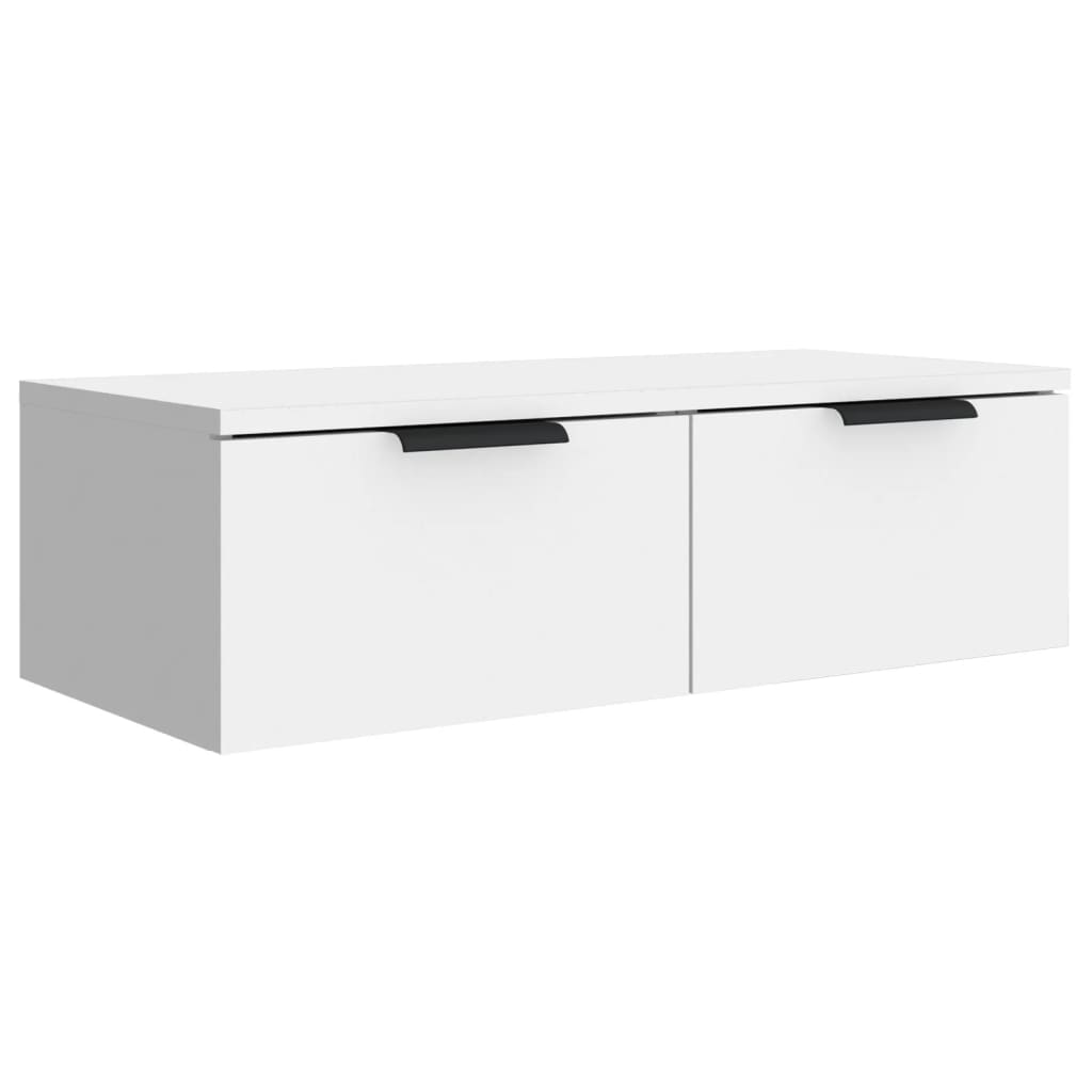Armoire murale blanc 68x30x20 cm bois d'ingénierie - XIOS