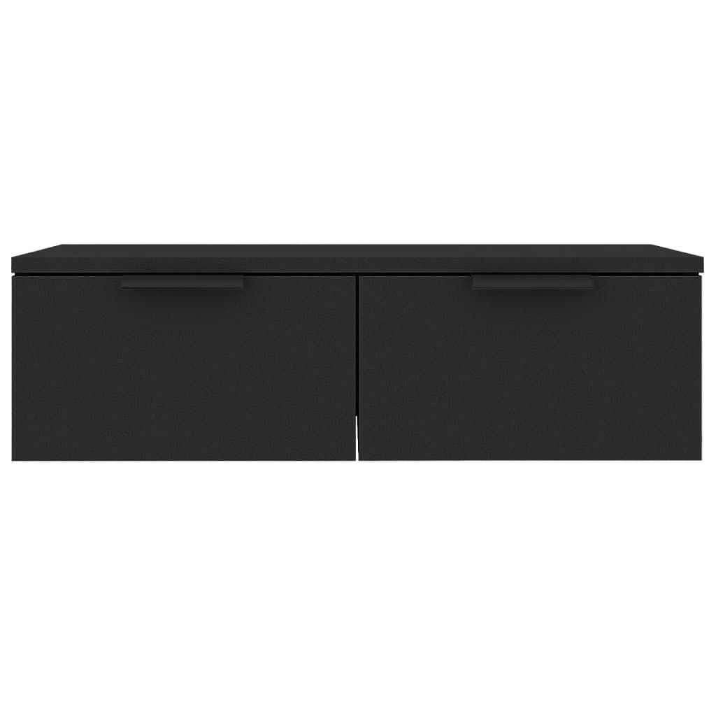 Armoire murale noir 68x30x20 cm bois d'ingénierie - XIOS