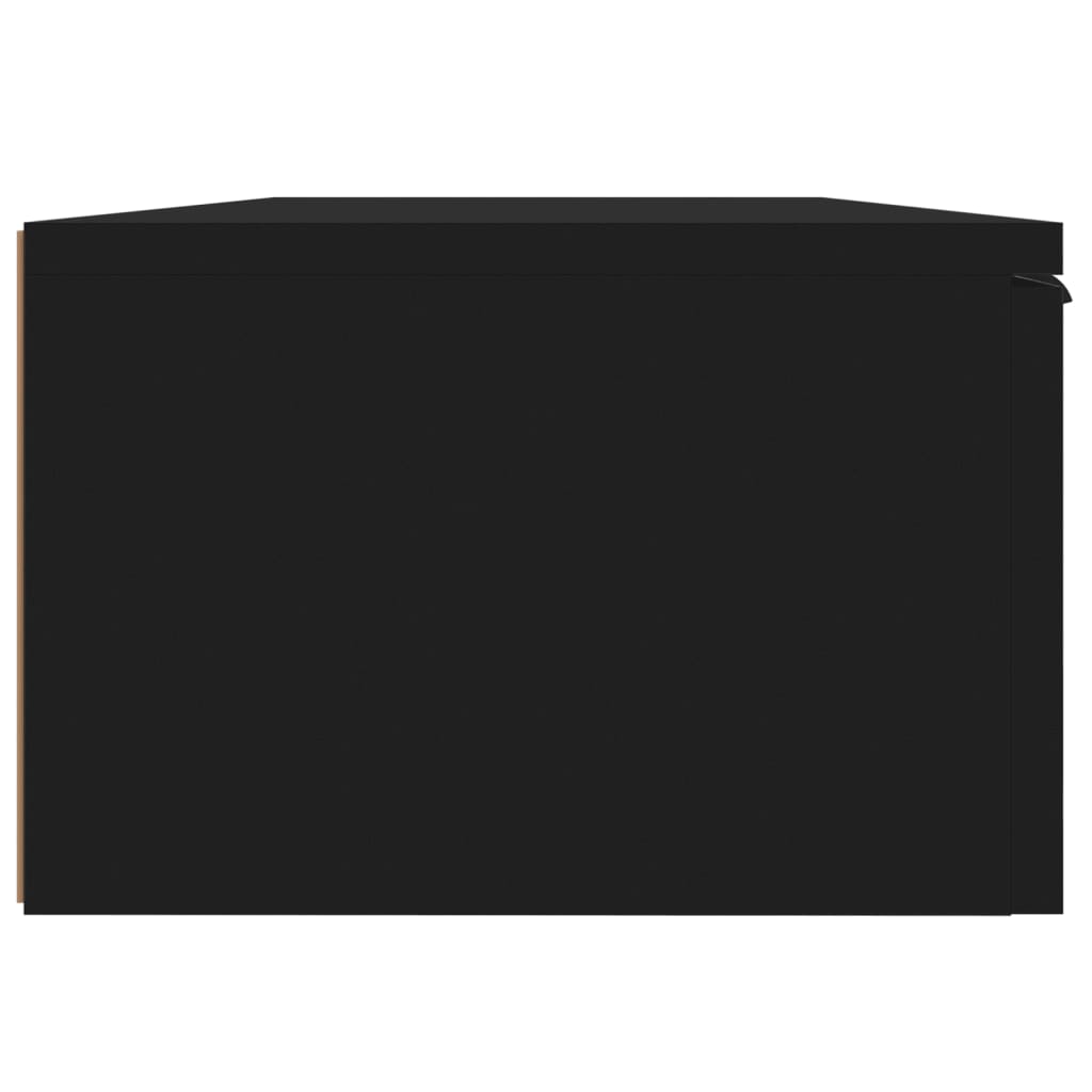 Armoire murale noir 68x30x20 cm bois d'ingénierie - XIOS