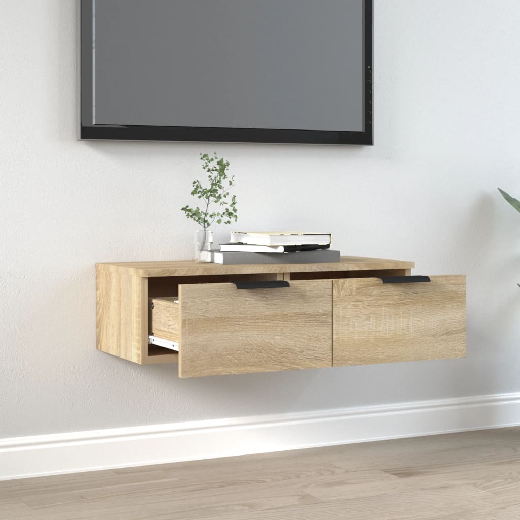 Armoire murale Chêne sonoma 68x30x20 cm Bois d'ingénierie - XIOS
