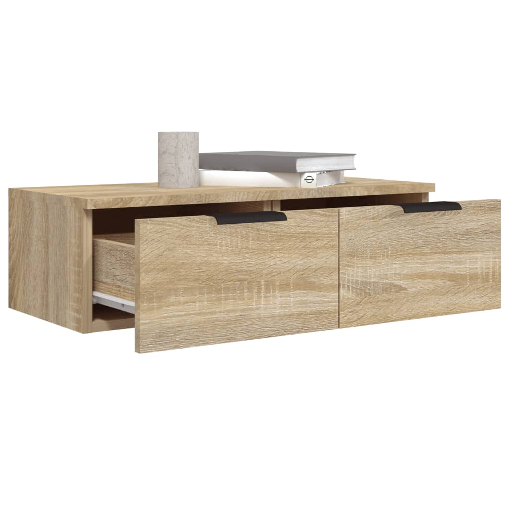 Armoire murale Chêne sonoma 68x30x20 cm Bois d'ingénierie - XIOS