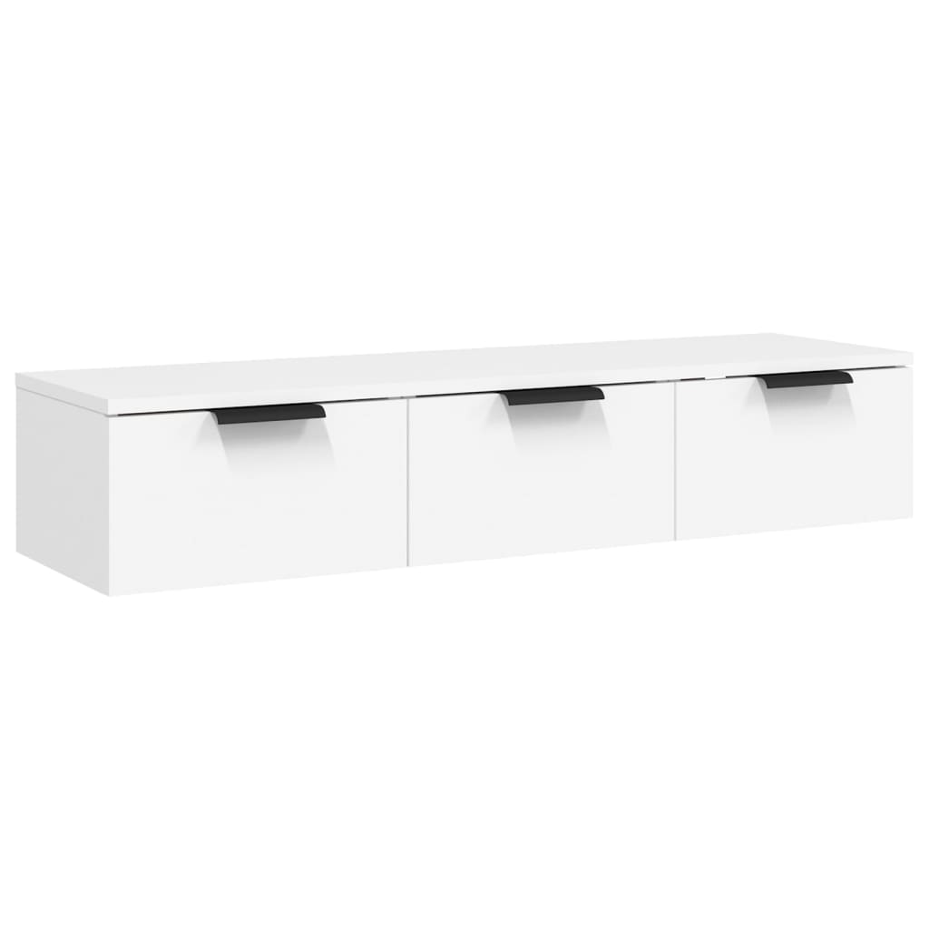 Armoire murale blanc 102x30x20 cm bois d'ingénierie Armoires & meubles de rangement vidaXL