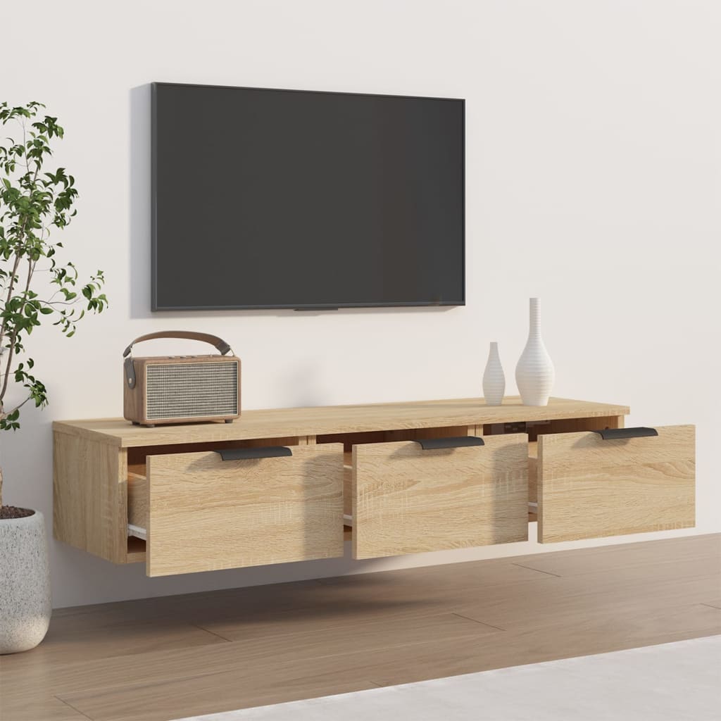 Armoire murale Chêne sonoma 102x30x20 cm Bois d'ingénierie - XIOS