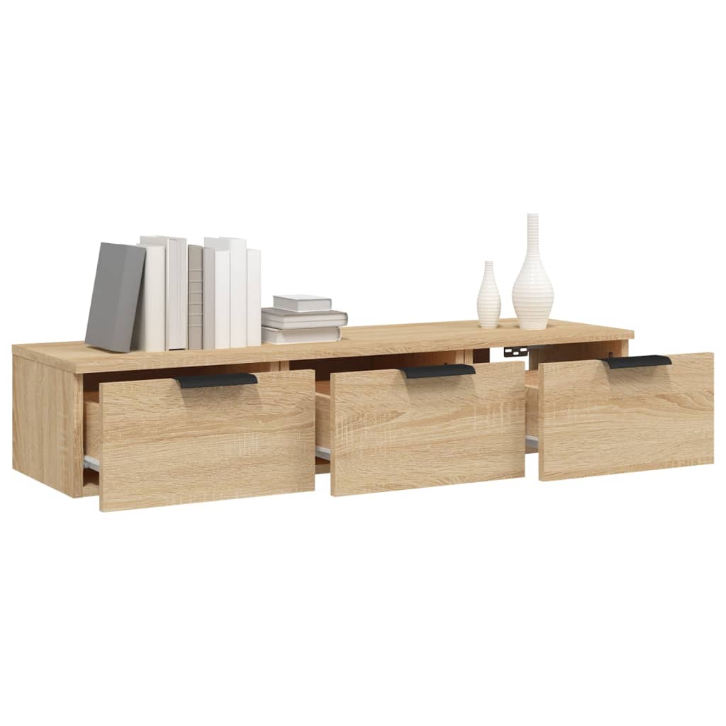 Armoire murale Chêne sonoma 102x30x20 cm Bois d'ingénierie - XIOS