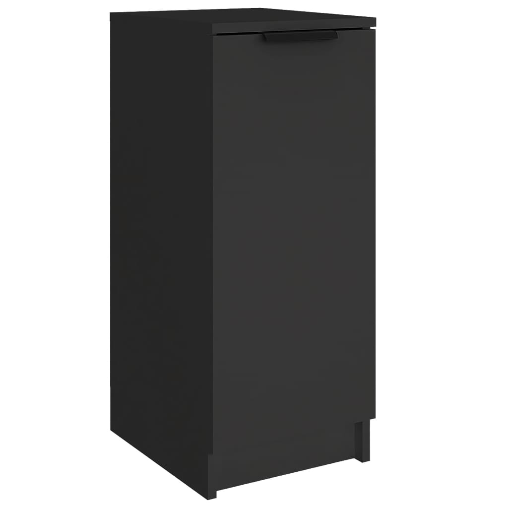 Armoire à chaussures noir 30x35x70 cm bois d'ingénierie - XIOS