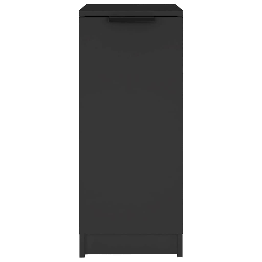 Armoire à chaussures noir 30x35x70 cm bois d'ingénierie - XIOS