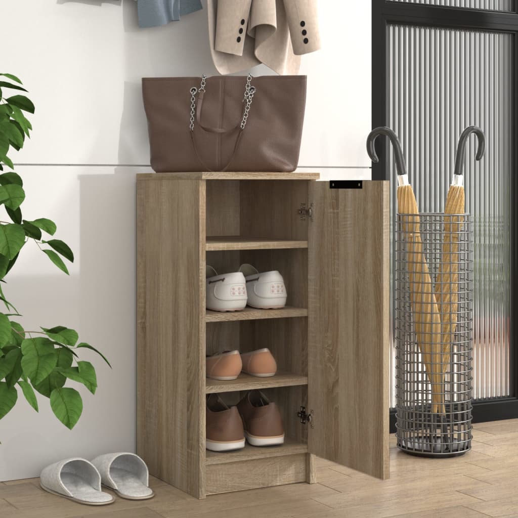Armoire à chaussures Chêne Sonoma 30x35x70 cm Bois d'ingénierie - XIOS