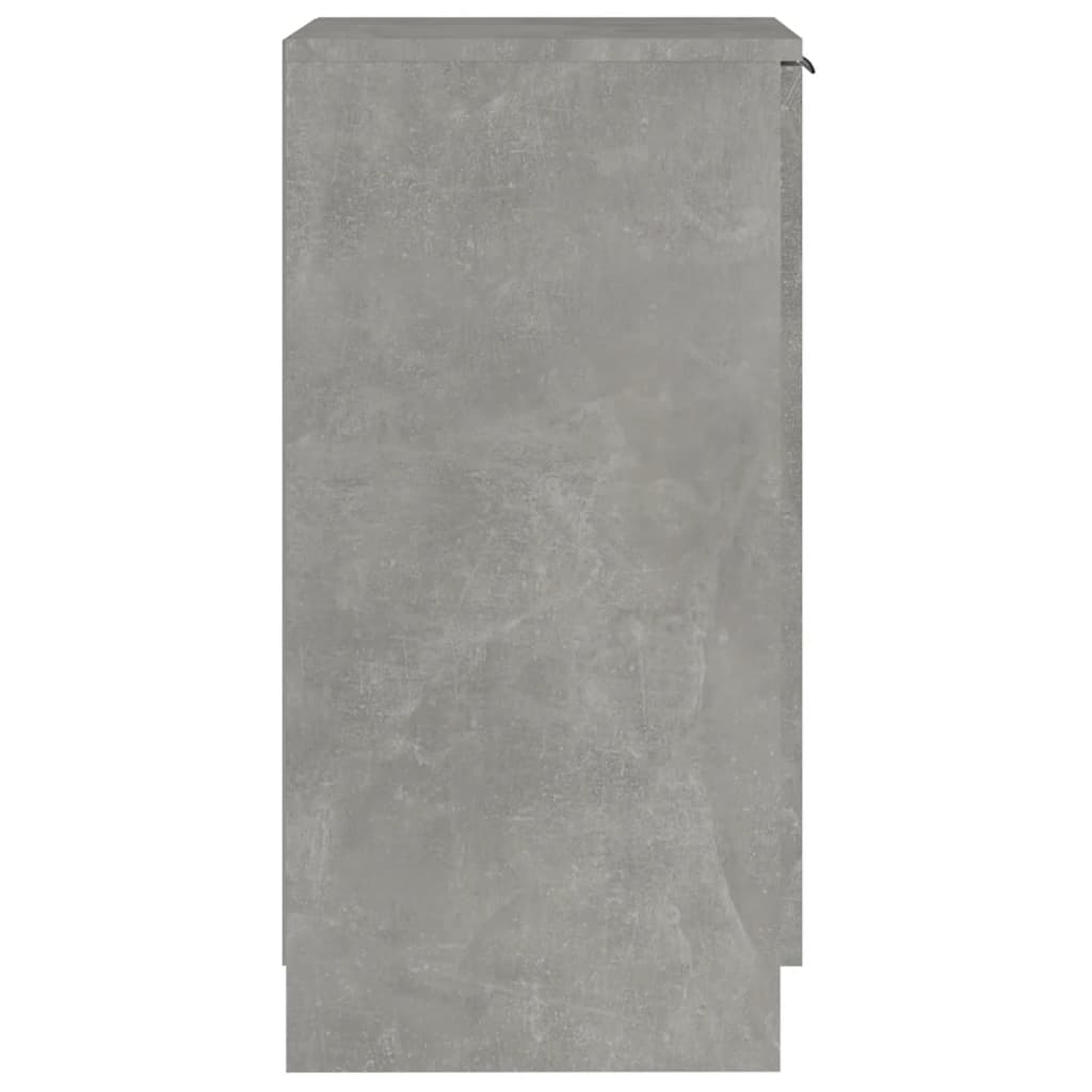 Armoire à chaussures Gris béton 30x35x70 cm Bois d'ingénierie - XIOS