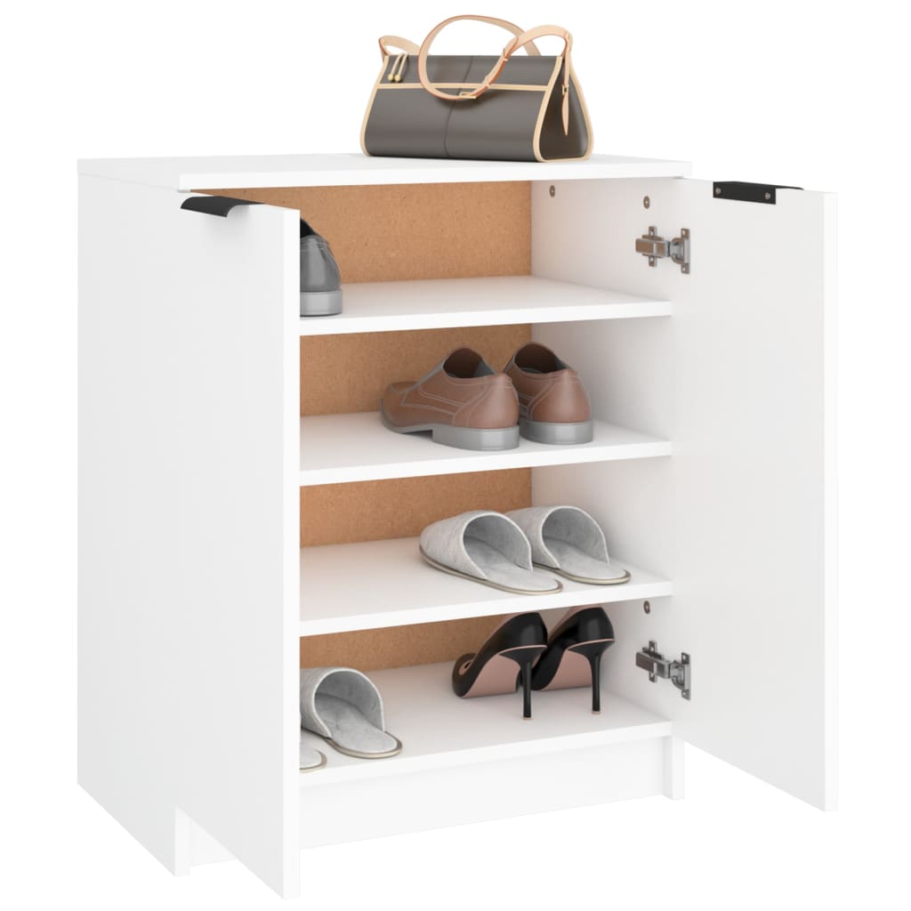 Armoire à chaussures Blanc 59x35x70 cm Bois d'ingénierie - XIOS