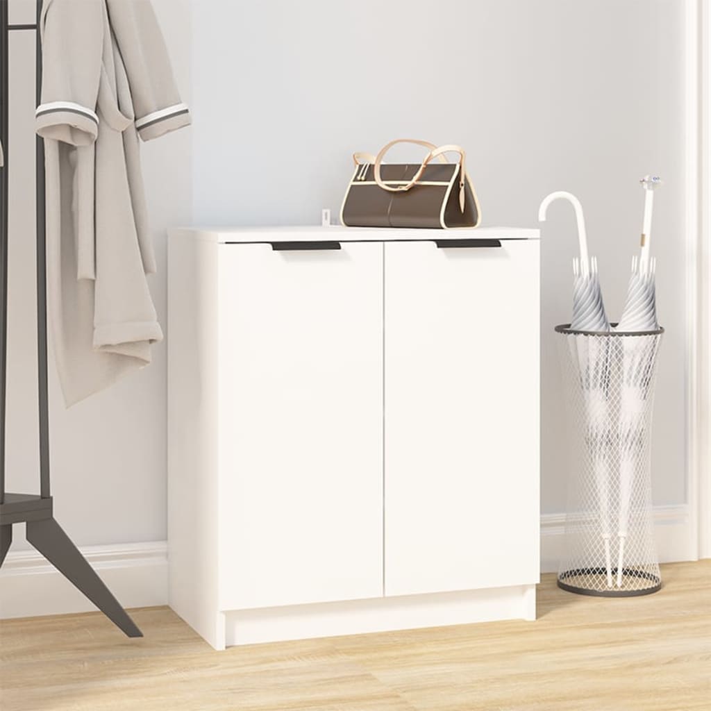 Armoire à chaussures Blanc 59x35x70 cm Bois d'ingénierie - XIOS