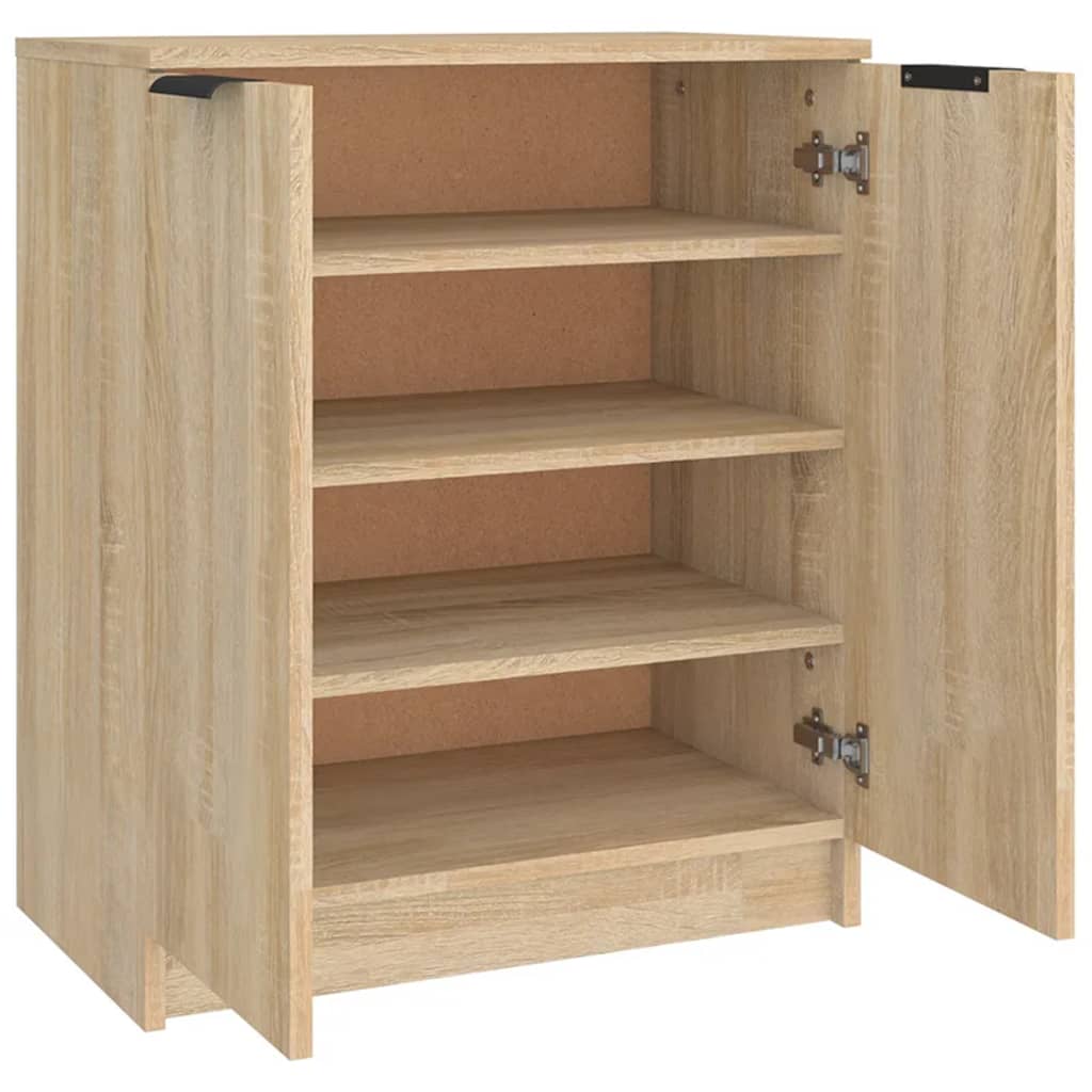 Armoire à chaussures Chêne Sonoma 59x35x70 cm Bois d'ingénierie - XIOS