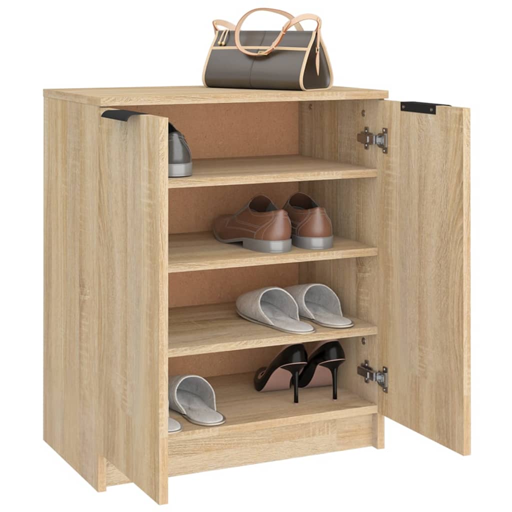 Armoire à chaussures Chêne Sonoma 59x35x70 cm Bois d'ingénierie - XIOS