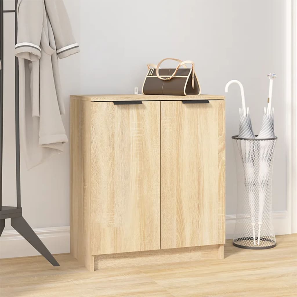 Armoire à chaussures Chêne Sonoma 59x35x70 cm Bois d'ingénierie - XIOS