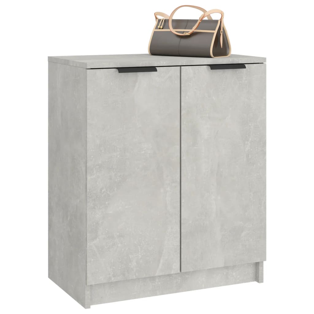 Armoire à chaussures Gris béton 59x35x70 cm Bois d'ingénierie - XIOS