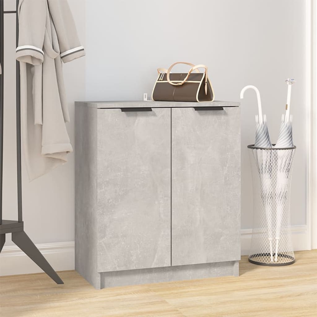 Armoire à chaussures Gris béton 59x35x70 cm Bois d'ingénierie - XIOS