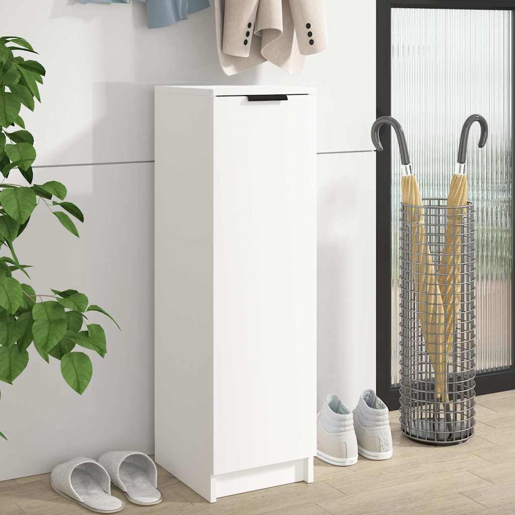 Armoire à chaussures Blanc 30x35x100 cm Bois d'ingénierie - XIOS