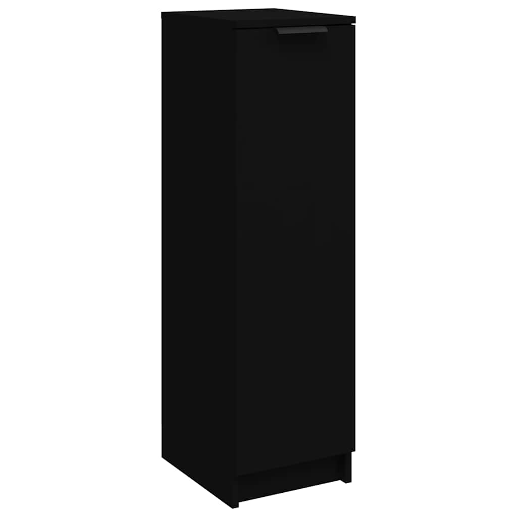 Armoire à chaussures noir 30x35x100 cm bois d'ingénierie - XIOS