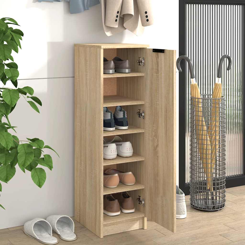 Armoire à chaussures Chêne Sonoma 30x35x100cm Bois d'ingénierie - XIOS
